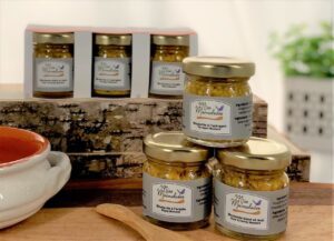 Coffret cadeau trio de moutardes fines Miss Marmelade Fait au Québec